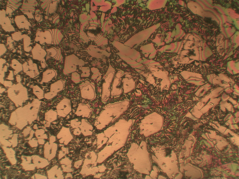 耐磨焊絲金相組織圖(圖3)