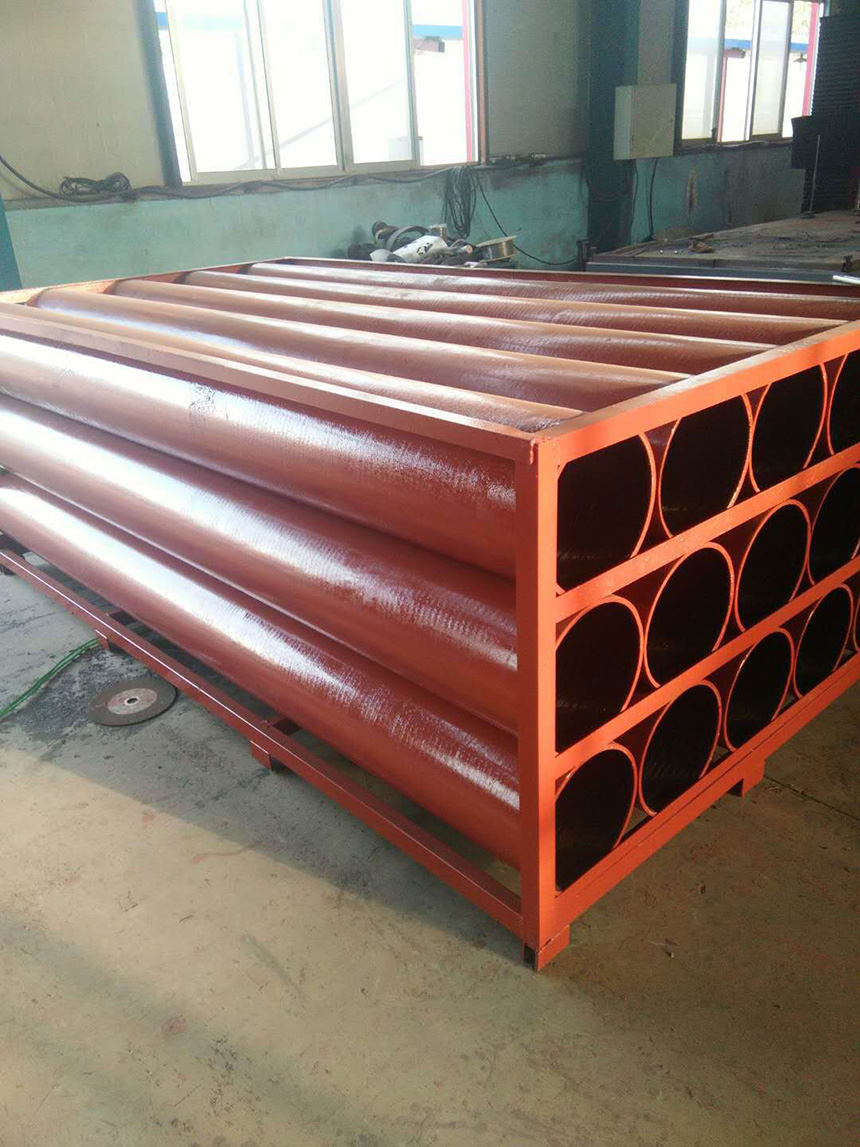 耐磨管道成品展示，工廠生產(chǎn)現(xiàn)場(chǎng)實(shí)景(圖1)