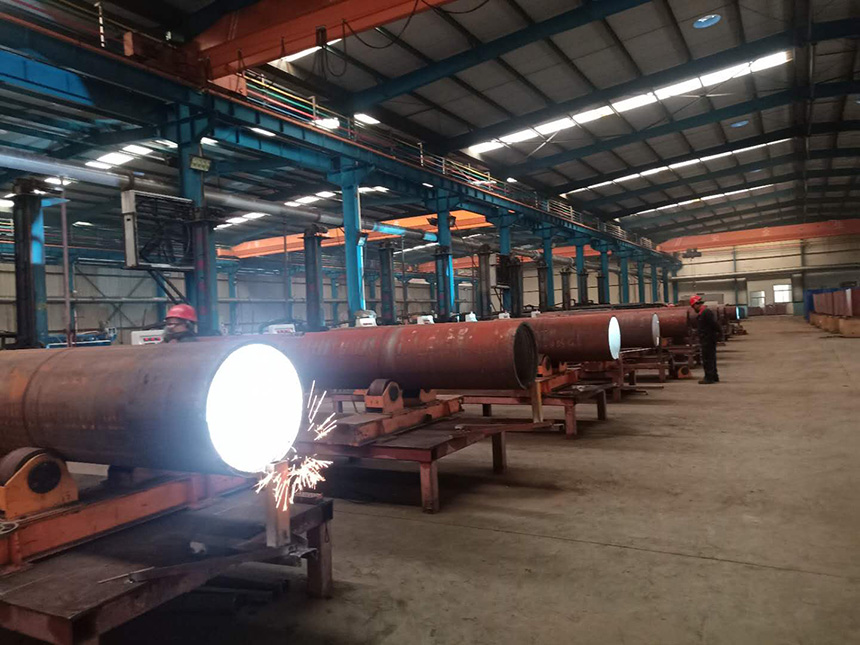 耐磨管道成品展示，工廠生產(chǎn)現(xiàn)場(chǎng)實(shí)景(圖3)